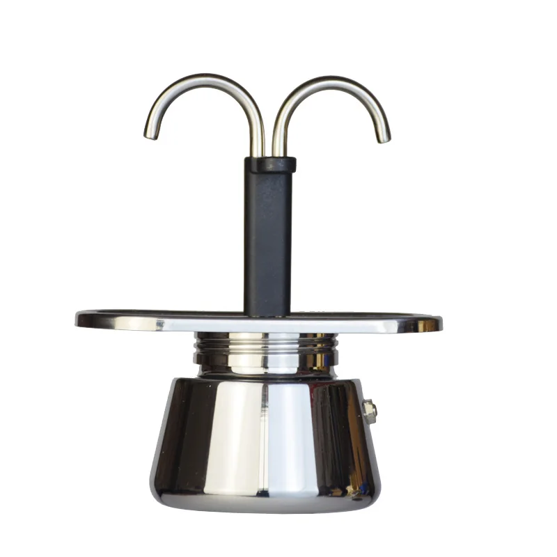 ステンレス鋼のミニ鍋,二重管,イタリアのコーヒーメーカー,家 - Coffee Equipment Accessories のレビューと価格