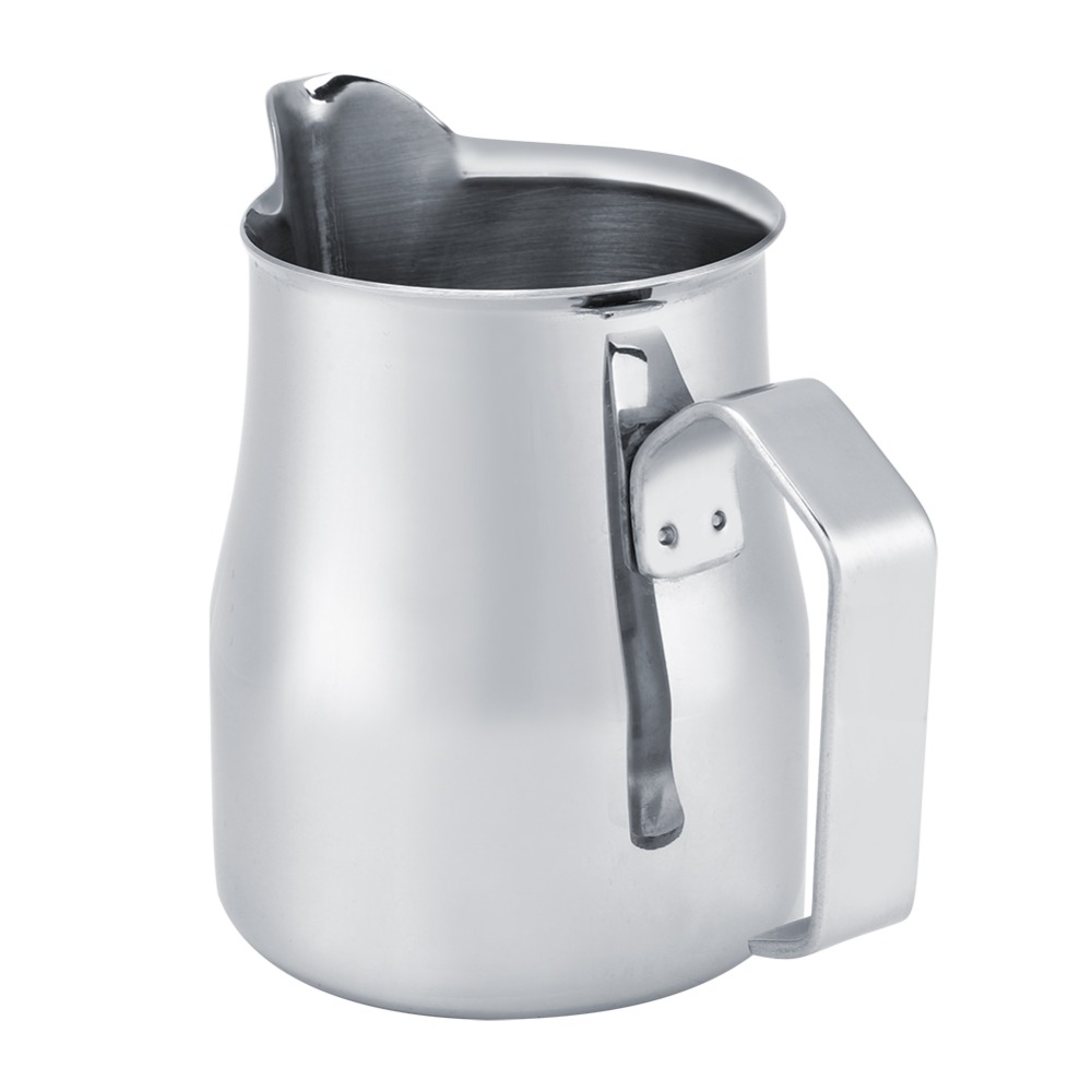 ステンレス製コーヒージャグ シルバー 750ml/25oz  - Milk Steaming Pitcher のレビューと価格