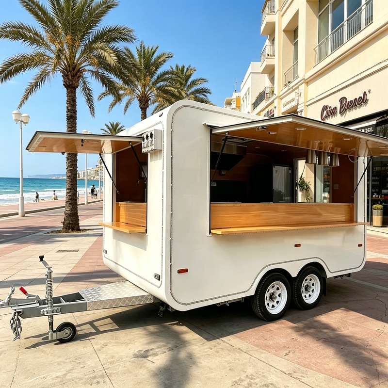 カスタマイズ可能なコーヒーバー、アイスクリーム販売車、移動式 - Coffee Equipment And Tools のレビューと価格