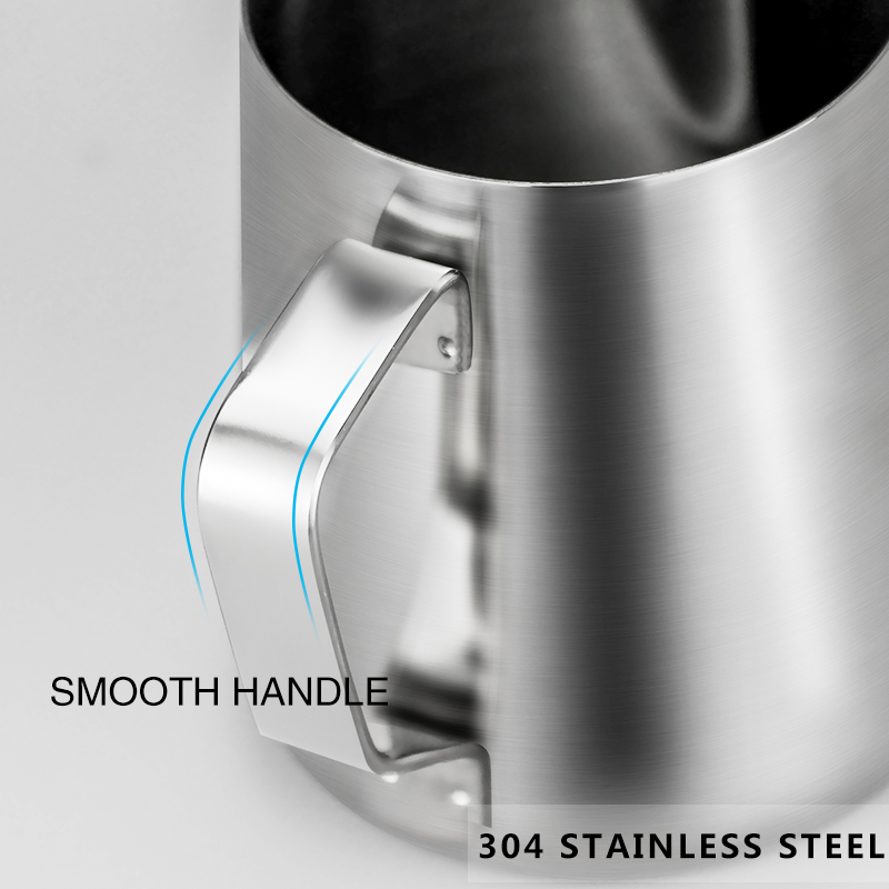 ミルク泡立て器ジャグステンレス鋼容器 100 ミリリットル  - Milk Steaming Pitcher のレビューと価格